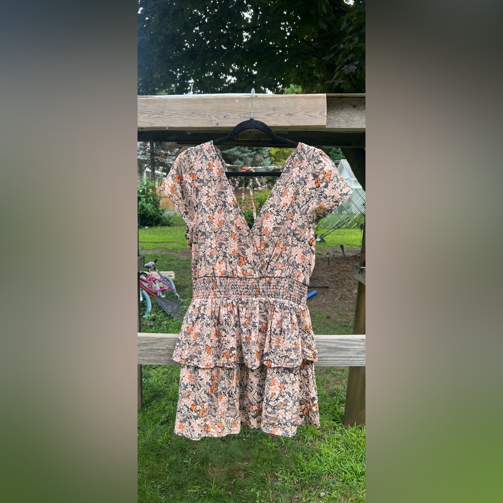 Floral mini dress